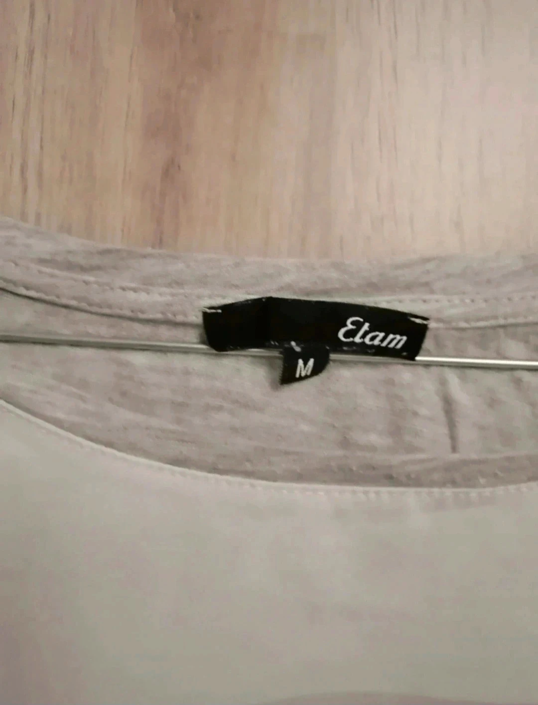 Two-material T-shirt – photo 2